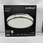 Artika Hemisphere 15 Led Flush Mount Light Fixture Brushed Nickel. Fixed Price $36.00.