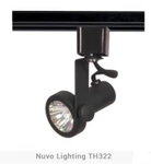 Satco Nuvo TH322 Gimbal Ring MR16 Track Head For GU-10 Black 50W Lightin. Fixed Price $13.99.