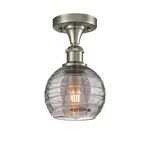 Innovations Lighting 516-1C-10-6 Athens Semi-flush Deco Nickel. Fixed Price $178.20.