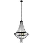 Kichler 5-LIGHT Black Crystal Beaded Chandelier Modern Ceiling 39.5IN. Fixed Price $175.99.