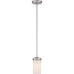 Nuvo Polaris Light Mini Pendant W/ White Opal Glass, Brushed Nickel 60-615. Fixed Price $116.99.