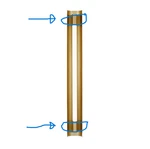 Visual Comfort Studio Carson KWL1101BBS Led Vanity Light Burnished Brass *read*. Fixed Price $83.99.