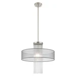 Livex Lighting 42804-91 Alexis Brushed Nickel Pendant Ch. Fixed Price $234.98.