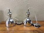 Silver Mercury Glass Pendant Light 13H X 9.75 Large Saint James By Jamie Young. Fixed Price $190.00.
