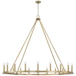 Capital Lighting Pearson 20 Chandelier, Brass - 4913AD. Fixed Price $1638.40.