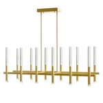 Satin Gold Led Chandelier From The Dragonswatch Collection. Fixed Price $1468.00.