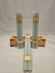 Lot Of Three 12 Hanging Taper Candles Sea Foam Vance Kitira 6 Total. Fixed Price $19.99.
