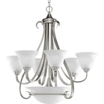 Progress Lighting P4417 Nickel Torino 6-LIGHT 29"W Chandelier. Fixed Price $404.07.