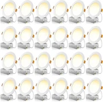 Freelicht 24-PK 6 5CCT Ultra-thin Led Recessed Ceiling Light With Junction Box. Fixed Price $85.00.
