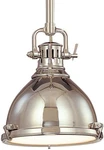 Hudson Valley Pelham Pendant Light - Polished Nickel 10.5" Wide, 20" High. Fixed Price $1833.99.