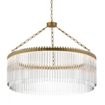 Maxim 38423CL Jolie 34"W Led Ring Chandelier - Brass. Fixed Price $1298.00.
