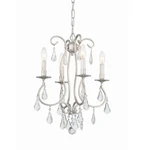 Crystorama Lighting Group 5014-CL-MWP Ashton 16"W Crystal Silver. Fixed Price $318.40.