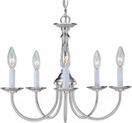 Volume Lighting V4515 Nickel 5-LIGHT 15"H Tier Chandelier. Fixed Price $72.00.
