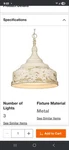 Farmhouse Antique Ivory 3 Pendant Nib Keating Golden Lighting. Fixed Price $70.00.