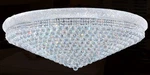 Palace Bagel 42" 30 Light Crystal Chandelier Flush Mount Chrome 1800F42C. Fixed Price $1908.75.