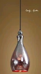 Uttermost Red Mercury Glass Sardinia 1 Light Mini Pendant. Fixed Price $139.99.