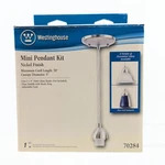 Westinghouse Mini Pendant Light Fixture Nickel Finish W/ Hardware 70284. Fixed Price $15.97.