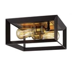 Home Decorators Co. Walden Forge 2-LIGHT 11 In. Flush Mount Ceiling. Fixed Price $57.00.