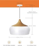 Tomons Pendant Lighting New With Led Bulb Dome Ceiling Hanging Kitchen LP01001. Fixed Price $59.99.