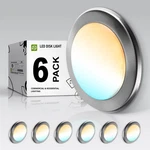 Asd 6 Pack Led Disk Lights Inch, 15W 5CCT 2700K-5000K 1245LM CRI90+, Dimmab.... Fixed Price $56.83.