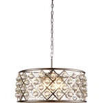 Elegant Lighting 1213D25PN/RC Madison Pendant Polished Nickel. Fixed Price $1182.00.