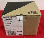 Tom Dixon Standard SPA12UL Pendant Fitting. Fixed Price $150.00.