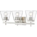 Z-lite 819-3V-BN Lauren Vanity, 3-LIGHT 300 Total Watts, Brushed Nickel. Fixed Price $162.00.