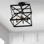 Safavieh Matias Flush Mount Black. Fixed Price $118.89.