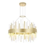 Cwi Lighting Millipede Integrated Led Metal Chandelier Satin Gold. Fixed Price $803.78.