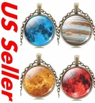 Nebula Galaxy Necklace Jewelry Universe Pendants Antique Bronze Chains Us Seller. Fixed Price $6.50.