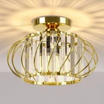 Frideko Home Semi Flush Mount Ceiling Light - Crystal Chandelier Hallway Ligh.... Fixed Price $56.25.
