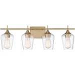 Savoy House Lighting 8-4030-4-322 Octave Bathroom Vanity Warm Brass. Fixed Price $276.00.