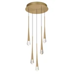 ET2 Lighting Pierce Pendant, Gold/clear Crystal E24225-122GLD. Fixed Price $750.40.
