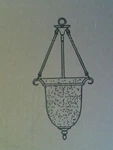 Nib Large Classy Clear Seeded Glass Pendant Ceiling Light (capital 9310MN). Fixed Price $229.95.