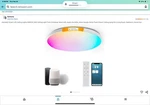 Ceiling Light Dohome Led Color Changing 24 Watt Wifi. Fixed Price $25.00.
