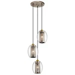 Kichler 44103AP Three Light Pendant. Fixed Price $200.00.