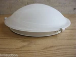 Access Lighting 50050 Nimbus 1 Alabaster Glass Flush Mount White. Fixed Price $49.95.