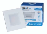 Nicor Led DLQ4-10-120-3K-WH D-series In. 3000K Dimmable Square Downlight. Fixed Price $12.00.