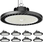 Onlylux 8 Pack 200W Ufo Led High Bay Lights 30000LM 6500K Plug #R031. Fixed Price $134.99.