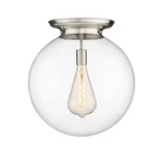 Innovations Beacon Lt 18" Flush Mount, Satin Nickel/clear 221-1F-SN-G202-18. Fixed Price $464.20.