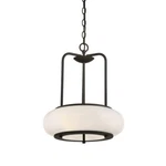 Quoizel Bronze Finish Mouth-blown Opal Glass Tribeca 3-LIGHT Pendant Ceiling. Fixed Price $2175.95.