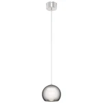Elan Rendo Light 7" Led Mini Pendant, Chrome/smoked - 83951. Fixed Price $309.99.