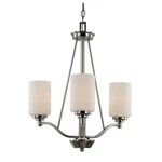 Trans Globe Mod Pod Light Chandelier, Brushed Nickel 70525-3 Bn. Fixed Price $59.00.