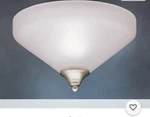 Vintage Kichler 8047NI Ansonia Brushed Nickel Flush Mount 75W Sealed Box. Fixed Price $12.99.