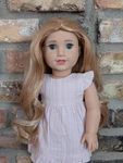 Larissa Custom American Girl Doll Ooak Light Red Hair Blue Eyes Josefina Mold. Fixed Price $190.00.