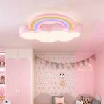 Modern Ceiling Light Led Kids Lamp Bedroom Dimmable Cloud & Rainbow. Fixed Price $45.90.