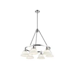 Golden Lighting Orwell 6-LIGHT Chandelier, Chrome/opal Glass 3306-6CH-OP. Fixed Price $549.99.