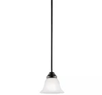 Kichler Wynberg 1-LIGHT Olde Bronze Kitchen Mini Pendant Satin Etched Glass. Fixed Price $20.86.