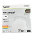 Commercial Electric 7.5" Night Light Adjustable Cct Led Flush Ceiling. Fixed Price $22.44.