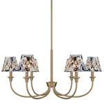 Golden Lighting 1622-6 Cambria 33"W Chandelier Brushed Champagne Brass. Fixed Price $599.00.